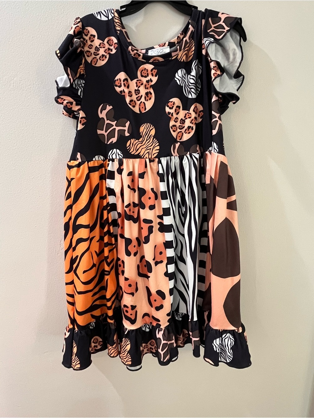 Girls' Disney Animal Print Casual Dress